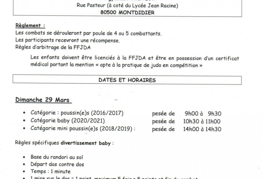 16ème Coupe Daniel Dive